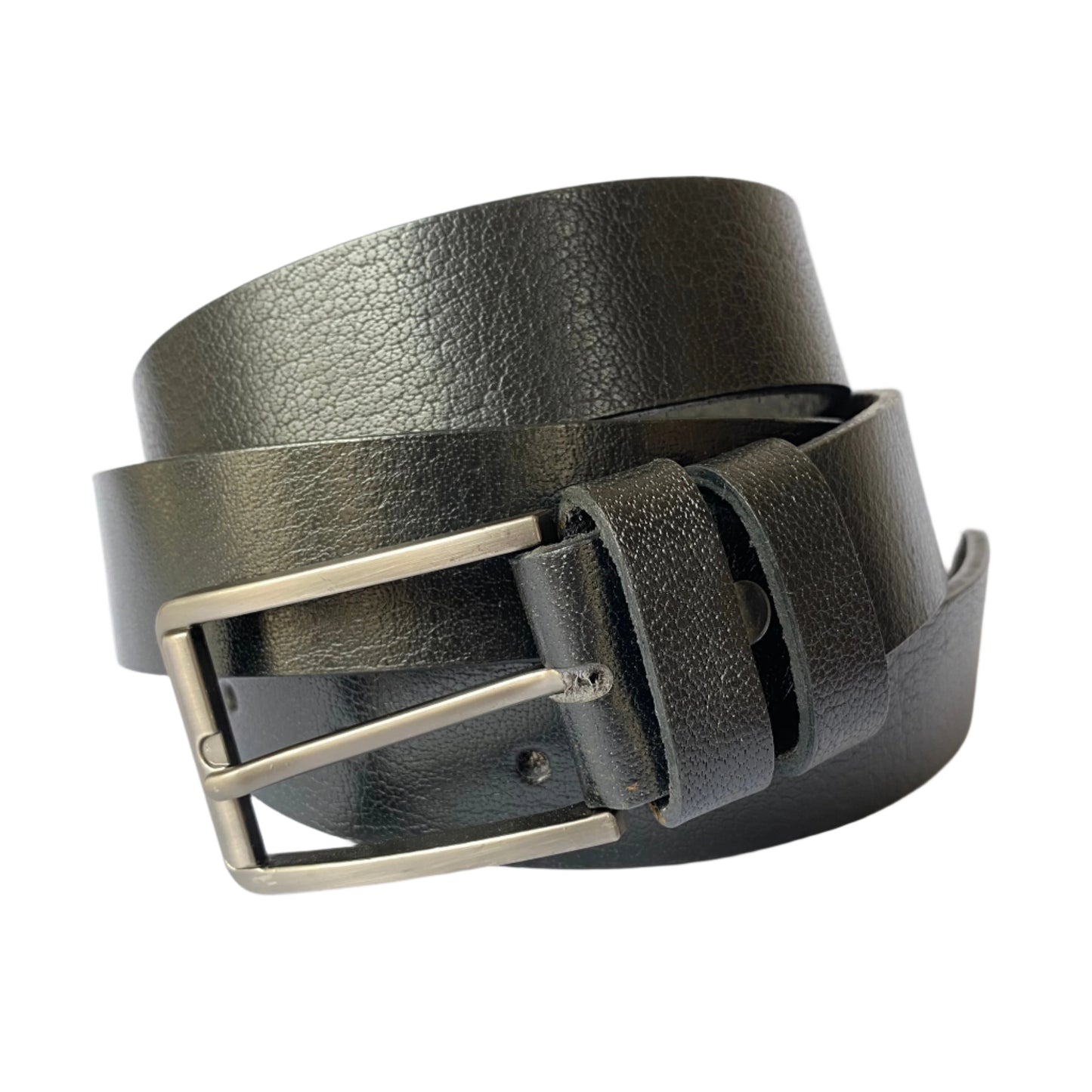 Formal Black Leather Belt