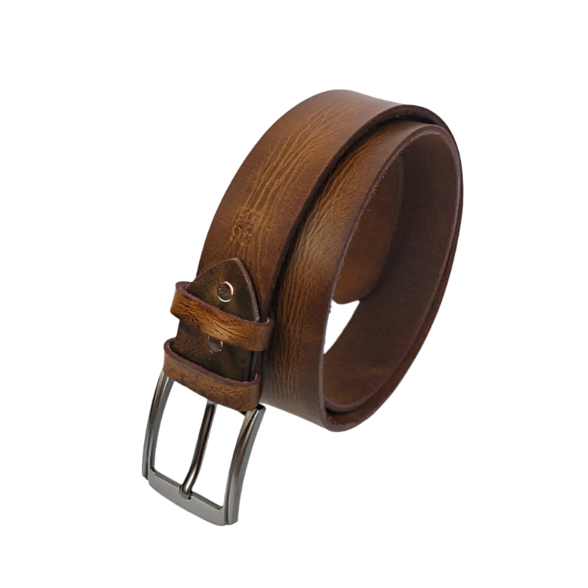 Leather Belt - Casual Tan Brown