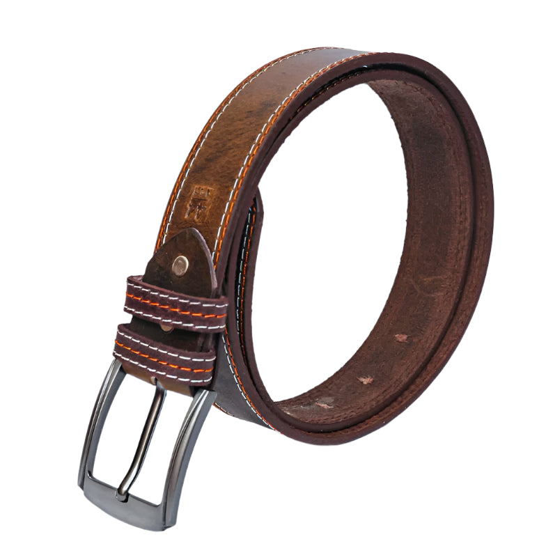 Premium Brown Leather Belt