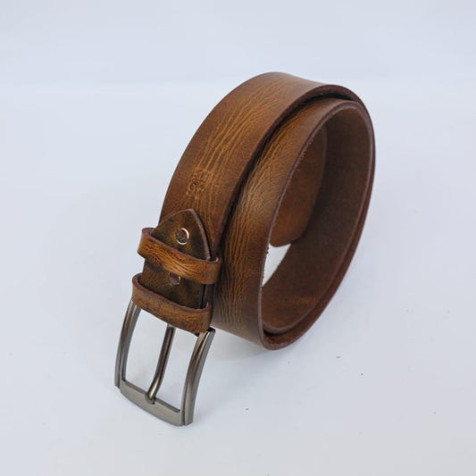 Leather Belt - Casual Tan Brown