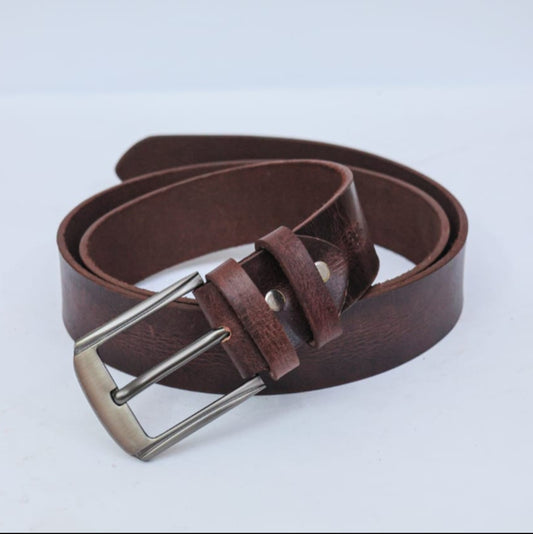 Leather Belt - Formal Dark Brown