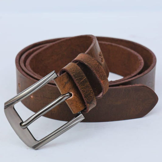 Leather Belt - Formal Brown