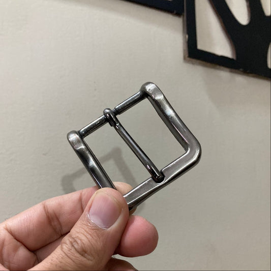 Silver Metal Pin Belt Buckle for Leather Belts Silver Finish Belt Hardware