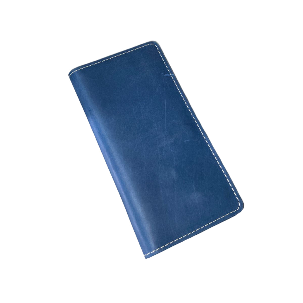 Genuine Leather Long Wallet – Royal Blue