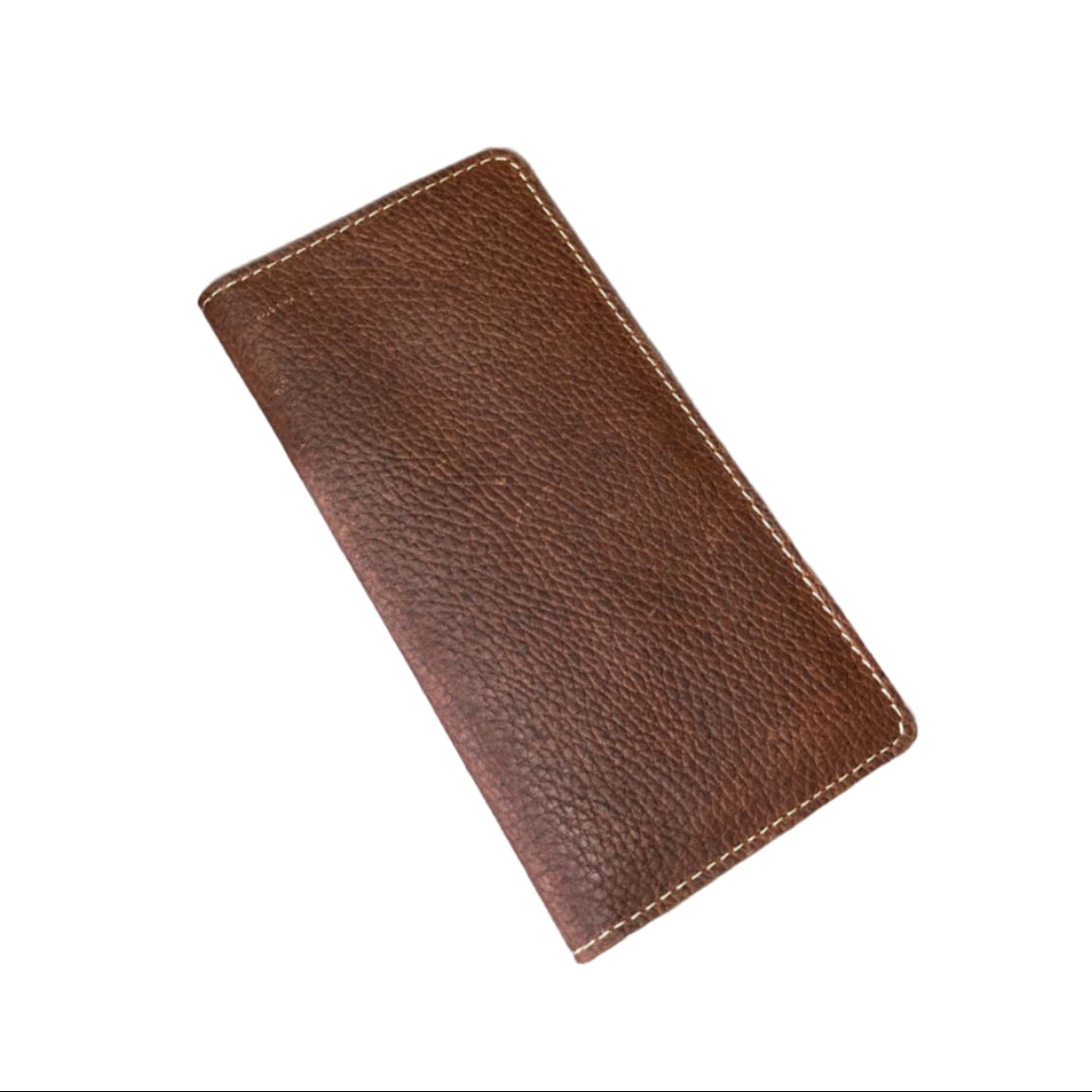 Genuine Leather Long Wallet – Tan & Brown Combo