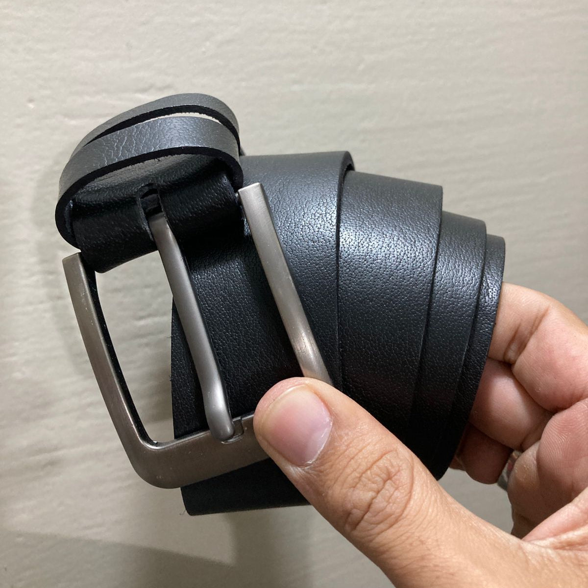 Men’s Genuine Leather Belt Classic Black