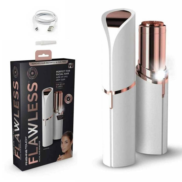 Flawless facial hair remover machine pocket size easy to carry